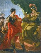 PELLEGRINI, Giovanni Antonio Mucius Scevola before Porsenna oil painting picture wholesale